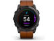 Смарт часовници Garmin Epix Pro (Gen 2) Sapphire Edition 51 мм Carbon Grey DLC Titanium с Chestnut кожена каишка