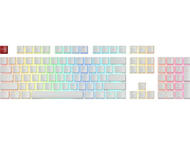 Капачки за клавиатури Glorious Aura PBT Doubleshot 105-Keycap White US-Layout