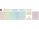 Капачки за клавиатури Glorious Aura PBT Doubleshot 105-Keycap White US-Layout