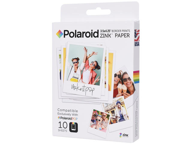 Хартия Polaroid Zink 3 x 4 инча, 10 броя