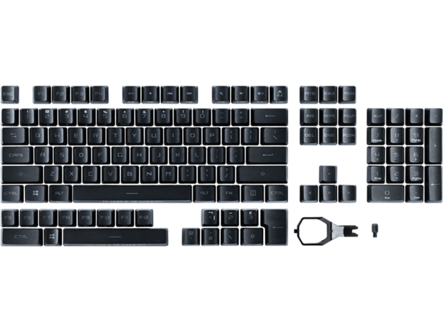 Капачки за клавиатури ASUS ROG PBT Doubleshot комплект капачки за ROG RX суичове