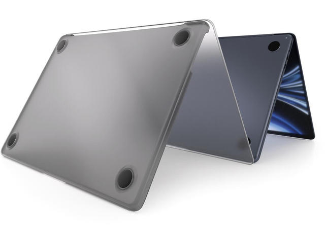 Чанти за Лаптопи Next One Hardshell за MacBook Air 13" M2 Retina Display Safeguard Smoke Black