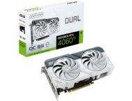 Видео карти ASUS Dual GeForce RTX 4060 Ti White OC 8GB