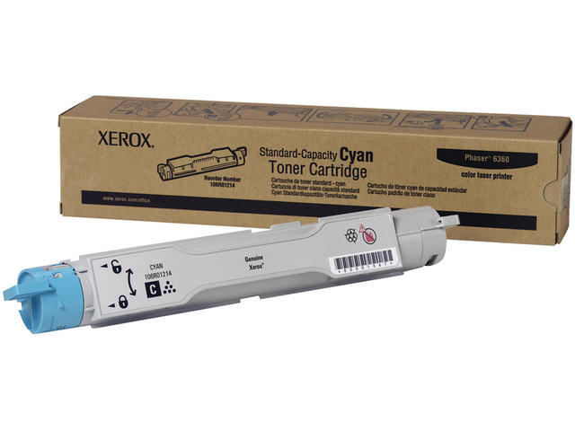 Консумативи Оригинален Xerox Phaser 6360 Cyan Standard Capacity Toner Cartridge