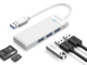USB Хъб Orico USB 3.0 PAPW3AT-U3-015, бял