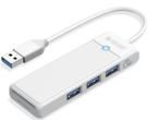 USB Хъб Orico USB 3.0 PAPW3AT-U3-015, бял