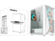 Кутии GIGABYTE C301 GLASS WHITE