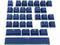 Капачки за клавиатури Ducky Navy 31-Keycap Set Rubber Backlit Double-Shot US Layout