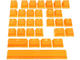 Капачки за клавиатури Ducky Yellow 31-Keycap Set Rubber Backlit Double-Shot US Layout 