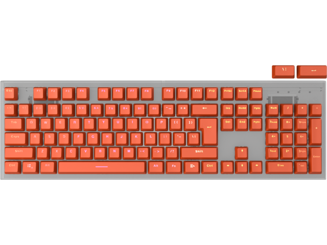 Капачки за клавиатури Genesis Lead 300 ORANGE DOUBLE SHOT