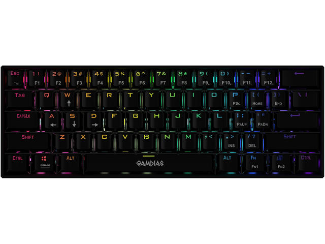 Клавиатури Gamdias HERMES E3, Black