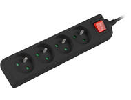 Разклонители Lanberg power strip 1.5 м, 4 гнезда