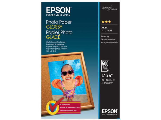 Хартия Epson Glossy Photo Paper 10 x 15 см