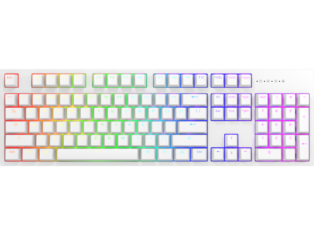 Клавиатури Dark project KD104A White - Gateron Mechanical Yellow