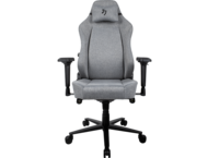Геймърски столове Arozzi Primo Woven Fabric - Grey - Black logo