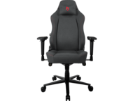 Геймърски столове Arozzi Primo Woven Fabric - Black - Red logo