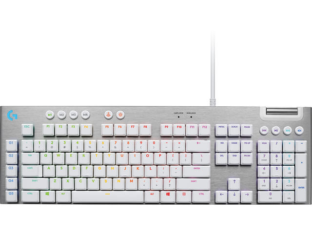 Клавиатури Logitech G815 LIGHTSYNC RGB GL Tactile - White
