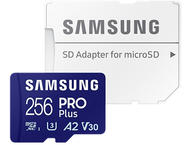 Карти памет 256GB Samsung microSD Card PRO Plus with Adapter