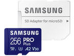 Карти памет 256GB Samsung microSD Card PRO Plus with Adapter