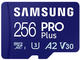Карти памет 256GB Samsung microSD Card PRO Plus with Adapter
