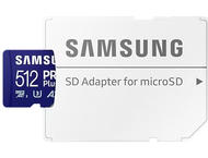 Карти памет 512GB Samsung microSD Card PRO Plus with Adapter