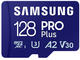 Карти памет 128GB Samsung microSD Card PRO Plus with Adapter