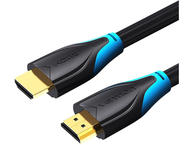 Кабели и Адаптери Vention Кабел HDMI v2.0 M / M 4K/60Hz Gold - 0.75M Black
