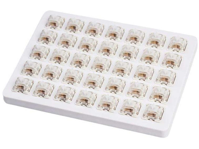 Суичове за клавиатури Keychron Gateron White Switch Set 35 броя
