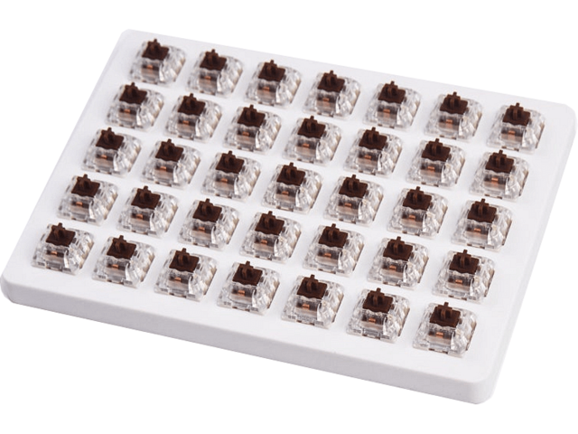 Суичове за клавиатури Keychron Gateron Brown Switch Set 35 броя