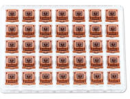Суичове за клавиатури Keychron Gateron Cap Golden Brown Switch Set 35 броя 