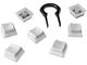 Капачки за клавиатури HyperX Pudding Double Shot PBT Keycap Set upgrade kit, Бели 