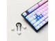Капачки за клавиатури HyperX Pudding Double Shot PBT Keycap Set upgrade kit, Бели 
