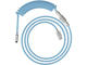 Кабели за клавиатури HyperX Coiled Cable USB-C Light Blue-White