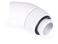 Фитинги Alphacool Eiszapfen angled adaptor 45° rotatable G1/4 outer thread to G1/4 inner thread - white
