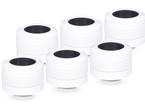 Фитинги Alphacool Eiszapfen PRO 16mm HardTube fitting G1/4 - white 6 pack