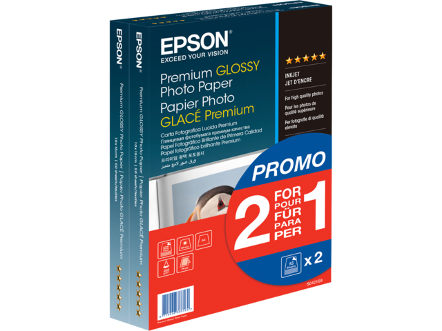 Хартия Epson Premium Glossy Photo Paper 10 x 15 см