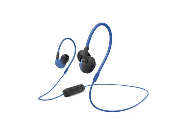 Слушалки Hama "Freedom Athletics", в черно-синьо