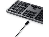 Клавиатури Satechi Aluminum Bluetooth Wireless Keyboard for Mac - US - Space Grey