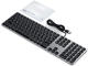 Клавиатури Satechi Aluminum Bluetooth Wireless Keyboard for Mac - US - Space Grey