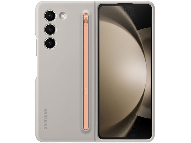 Калъфи Samsung Galaxy Z Fold5 калъф Slim S Pen, Sand