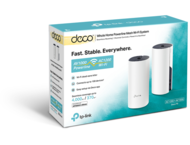 Мрежово оборудване TP-Link Deco P9(2-pack) AC1200 + AV1000 хибрид