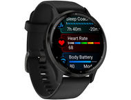 Смарт часовници Garmin Venu 3 Slate безел с Black корпус и силиконова каишка 