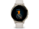 Смарт часовници Garmin Venu 3S Soft Gold безел с Ivory корпус и силиконова каишка