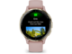 Смарт часовници Garmin Venu 3S Soft Gold безел с Dust Rose корпус и силиконова каишка