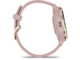 Смарт часовници Garmin Venu 3S Soft Gold безел с Dust Rose корпус и силиконова каишка