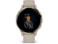 Смарт часовници Garmin Venu 3S Soft Gold безел с French Grey корпус и силиконова каишка 