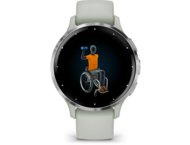 Смарт часовници Garmin Venu 3S Silver безел с Sage Grey корпус и силиконова каишка 
