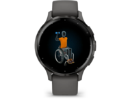 Смарт часовници Garmin Venu 3S Slate безел с Pebble Gray корпус и силиконова каишка