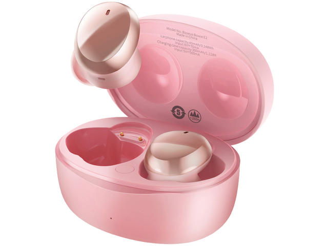 Слушалки Baseus Bowie E2 NGTW090004 - розови