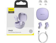 Слушалки Baseus Encok WM01, виолетови